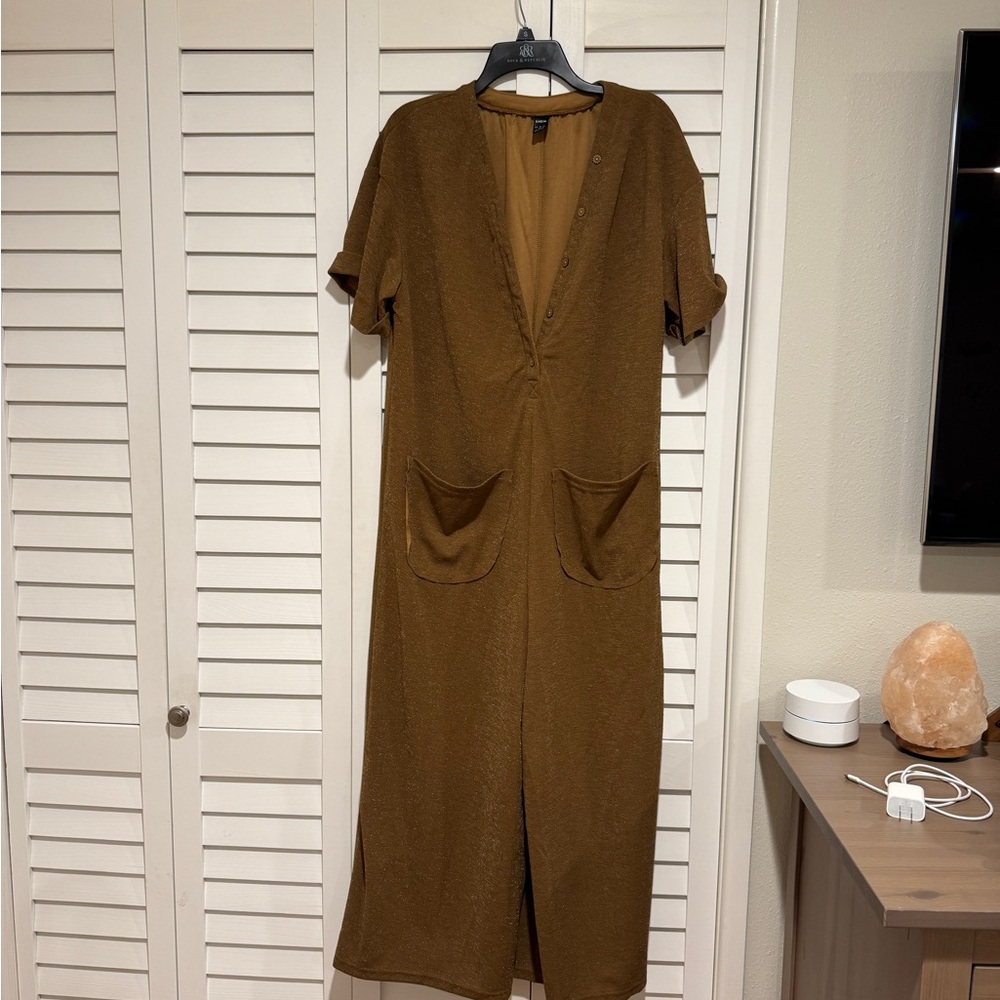 Elegant Brown Women's jumpsuit